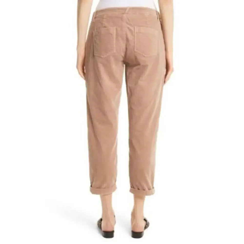 Joie Painter Chino Pants In Deep Blush Womens Size 26 Relaxed Cropped Straight